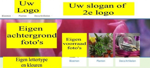 gallery/eigen webshop layout